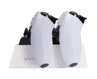 SteelDigi Podwójna ładowarka do padów PS5 AZURE CANOE biała - 698970 - zdjęcie 5
